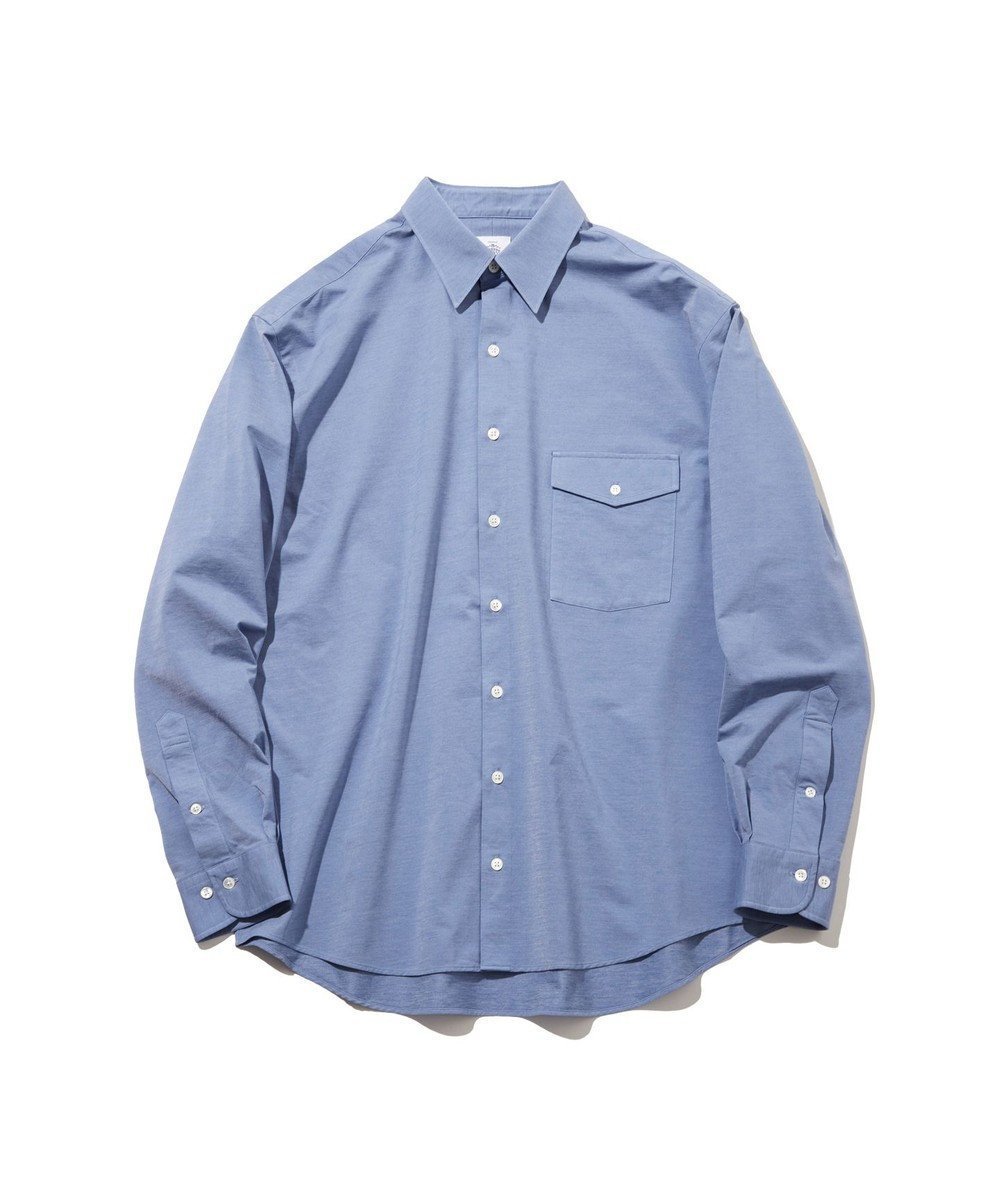 【ジェイ プレス/J.PRESS / MEN】の【J.PRESS ORIGINALS】KANEMASA 46G Jersey Pin Oxford Regular Collar Shirt / Japan Made インテリア・キッズ・メンズ・レディースファッション・服の通販 founy(ファニー) 　ファッション　Fashion　メンズファッション　Fashion for Men　トップス・カットソー　Cut & Sew Tops　メンズシャツ　Shirts　シンプル　Simple, Minimal　フラップ　Flap, Flap Pocket　ポケット　Pocket, Pocket Detail　リラックス　Relax, Relaxed Fit　A/W・秋冬　Autumn/Winter　S/S・春夏　SS, Spring/Summer, Warm Season　夏　Summer　エレガント 上品　Elegant　サックスブルー系|ID: prp329100004725168 ipo3291000000034243756