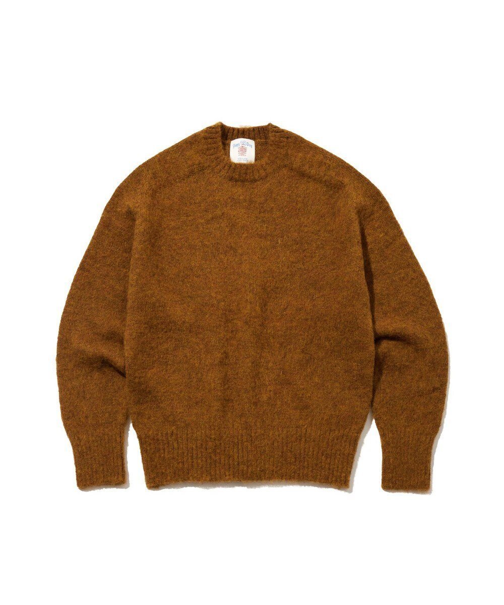 【ジェイ プレス/J.PRESS / MEN】の【J.PRESS ORIGINALS】Shaggy Dog Crew Neck Sweater / Japan Made インテリア・キッズ・メンズ・レディースファッション・服の通販 founy(ファニー) 　ファッション　Fashion　メンズファッション　Fashion for Men　トップス・カットソー　Cut & Sew Tops　ニット・セーター / 定番トップス　Knit Tops & Sweaters　クラシカル　Classical, Vintage-Inspired　クラシック　Classic, Timeless Style　軽量　Lightweight, Ultra Light　ショルダー　Shoulder, Shoulder Strap　セーター　Sweater, Knitwear　A/W・秋冬　Autumn/Winter　日本製　Made In Japan　犬　Dog　イエロー系|ID: prp329100004725173 ipo3291000000034144654