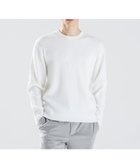 【ジョゼフ オム/JOSEPH HOMME / MEN】の新柄【イージーケア】 ヴィスコースリンクス クルーネックニット ホワイト系|ID: prp329100004725176 ipo3291000000034243621