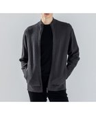 【ジョゼフ オム/JOSEPH HOMME / MEN】の新柄【イージーケア】 ヴィスコースリンクス ハイネックジップアップカーディガン グレー系|ID: prp329100004725177 ipo3291000000034243627