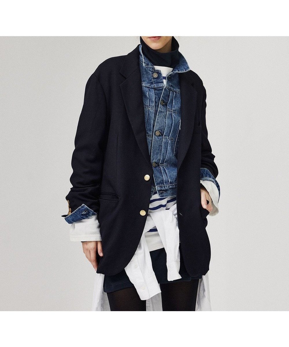 【リノ/LENO】のNAVY BLAZER《UNISEX》ネイビーブレザー金ボタンジャケット 人気、トレンドファッション・服の通販 founy(ファニー) 　ファッション　Fashion　レディースファッション　Fashion for Women　アウター　Coat / Outerwear Collection　レディースジャケット・軽アウター　Jackets　テーラードジャケット / 通勤・きれいめスタイル　Tailored Jackets & Blazers　インナー　Innerwear　クラシカル　Classical, Vintage-Inspired　ジャケット　Jacket, Outerwear　テーラード　Tailored, Tailored Fit　デニム　Denim, Jeans Material　ミックス　Mix, Mixed Style　ユニセックス　Unisex, Genderless　A/W・秋冬　Autumn/Winter　S/S・春夏　SS, Spring/Summer, Warm Season　夏　Summer　 other-1|ID: prp329100004725189 ipo3291000000035893514