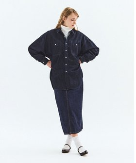 【リノ/LENO】のDOUBLE POCKETS SHIRTS《UNISEX》デニムシャツ 人気、トレンドファッション・服の通販 founy(ファニー) ファッション Fashion レディースファッション Fashion for Women トップス・カットソー Cut & Sew Tops シャツ・ブラウス・オフィスカジュアル Elegant Blouses & Button-Ups デニム Denim, Jeans Material パターン Pattern, Design Print プリーツ Pleats, Pleated ベーシック Basic, Essential ボックス Boxy, Box Shape ポケット Pocket, Pocket Detail ユニセックス Unisex, Genderless リラックス Relax, Relaxed Fit レギュラー Regular, Standard Fit ワーク Workwear, Utility Style A/W・秋冬 Autumn/Winter S/S・春夏 SS, Spring/Summer, Warm Season 夏 Summer |ID:prp329100004725191