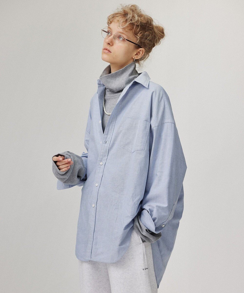 【リノ/LENO】のOXFORD SHIRTS《UNISEX》オーバーサイズレギュラーカラーシャツ インテリア・キッズ・メンズ・レディースファッション・服の通販 founy(ファニー) ファッション Fashion レディースファッション Fashion for Women トップス・カットソー Cut & Sew Tops シャツ・ブラウス・オフィスカジュアル Elegant Blouses & Button-Ups エレガント 上品 Elegant ギャザー Gathered, Ruffled バランス Balance, Style Balance パターン Pattern, Design Print フォルム Silhouette, Form ユニセックス Unisex, Genderless ヨーク Yoke, Yoke Design リラックス Relax, Relaxed Fit A/W・秋冬 Autumn/Winter S/S・春夏 SS, Spring/Summer, Warm Season 夏 Summer SAXE BLUE|ID: prp329100004725192 ipo3291000000034846689