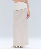 【ベイジ,/BEIGE,】の【洗える/接触冷感/速乾/UVケア対応・Precious 8月号掲載】BATEAU / イージーウエストIラインロングスカート Beige|ID: prp329100004725198 ipo3291000000034144737