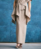 【ベイジ,/BEIGE,】の【洗える/接触冷感/速乾/UVケア対応・Precious 8月号掲載】BATEAU / イージーウエストIラインロングスカート Taupe|ID: prp329100004725198 ipo3291000000034144738