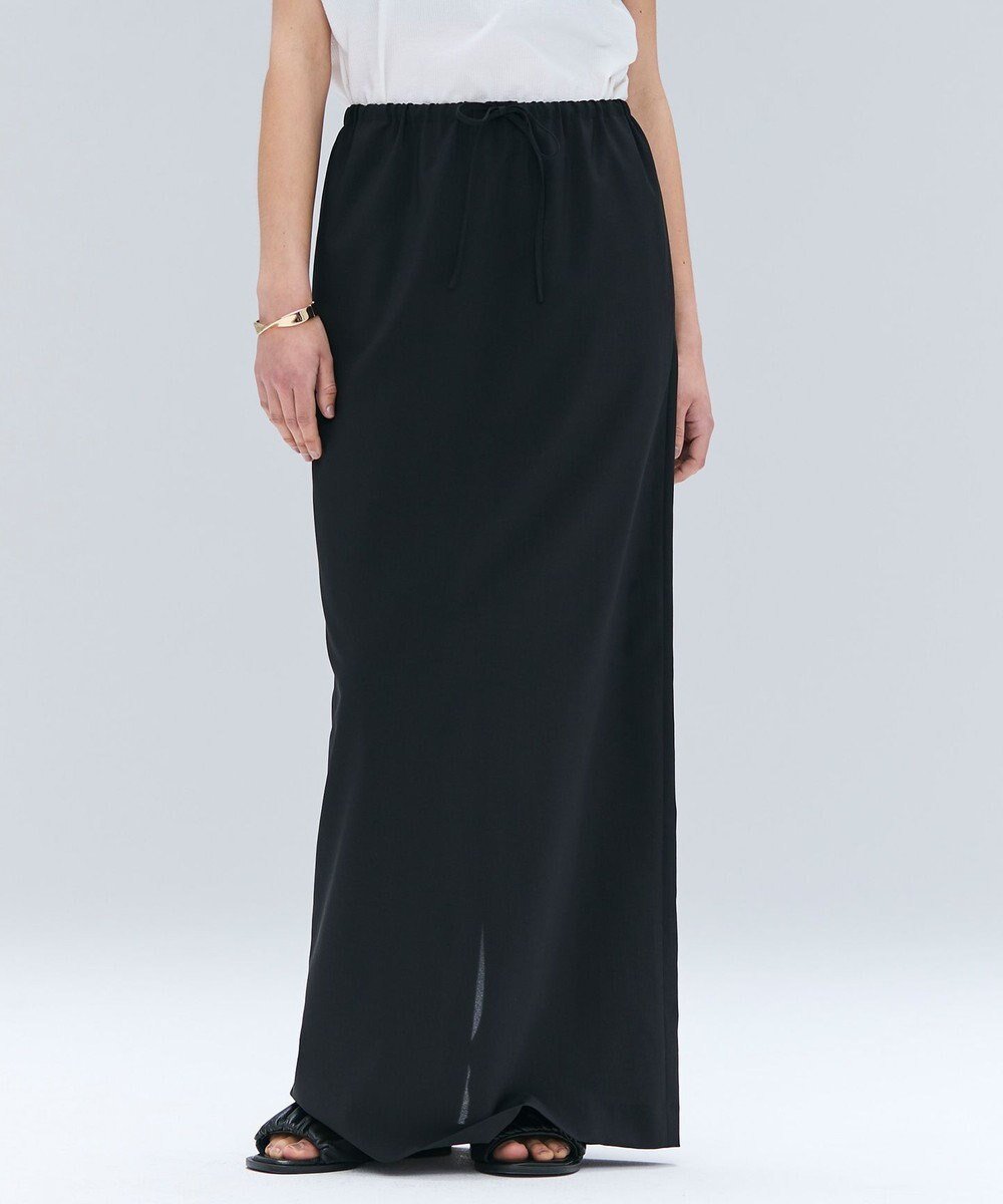 【ベイジ,/BEIGE,】の【洗える/接触冷感/速乾/UVケア対応・Precious 8月号掲載】BATEAU / イージーウエストIラインロングスカート インテリア・キッズ・メンズ・レディースファッション・服の通販 founy(ファニー) 　雑誌掲載アイテム　Magazine Picks & Fashion Features　ファッション雑誌　Fashion Magazines　プレシャス　Precious　ファッション　Fashion　レディースファッション　Fashion for Women　スカート　Skirts　ロングスカート　Long Skirts / Maxi & Midi Skirts　春　Spring　洗える　Machine Washable　吸水　Absorbent, Quick-Dry　ジャケット　Jacket, Outerwear　雑誌　Magazine, Fashion Magazine　人気　Popular, Best Seller　8月号　August Issue, Aug. Edition　A/W・秋冬　Autumn/Winter　S/S・春夏　SS, Spring/Summer, Warm Season　夏　Summer　ビジネス 仕事 通勤　Business / Work / Commuting　Black|ID: prp329100004725198 ipo3291000000034144739