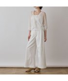 【グレース コンチネンタル/GRACE CONTINENTAL】のシアージョーゼットカーディガン ホワイト|ID: prp329100004725199 ipo3291000000034144741