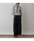 【グレース コンチネンタル/GRACE CONTINENTAL】のバイカラースリットニットカーディガン ブルー|ID: prp329100004725222 ipo3291000000034628571