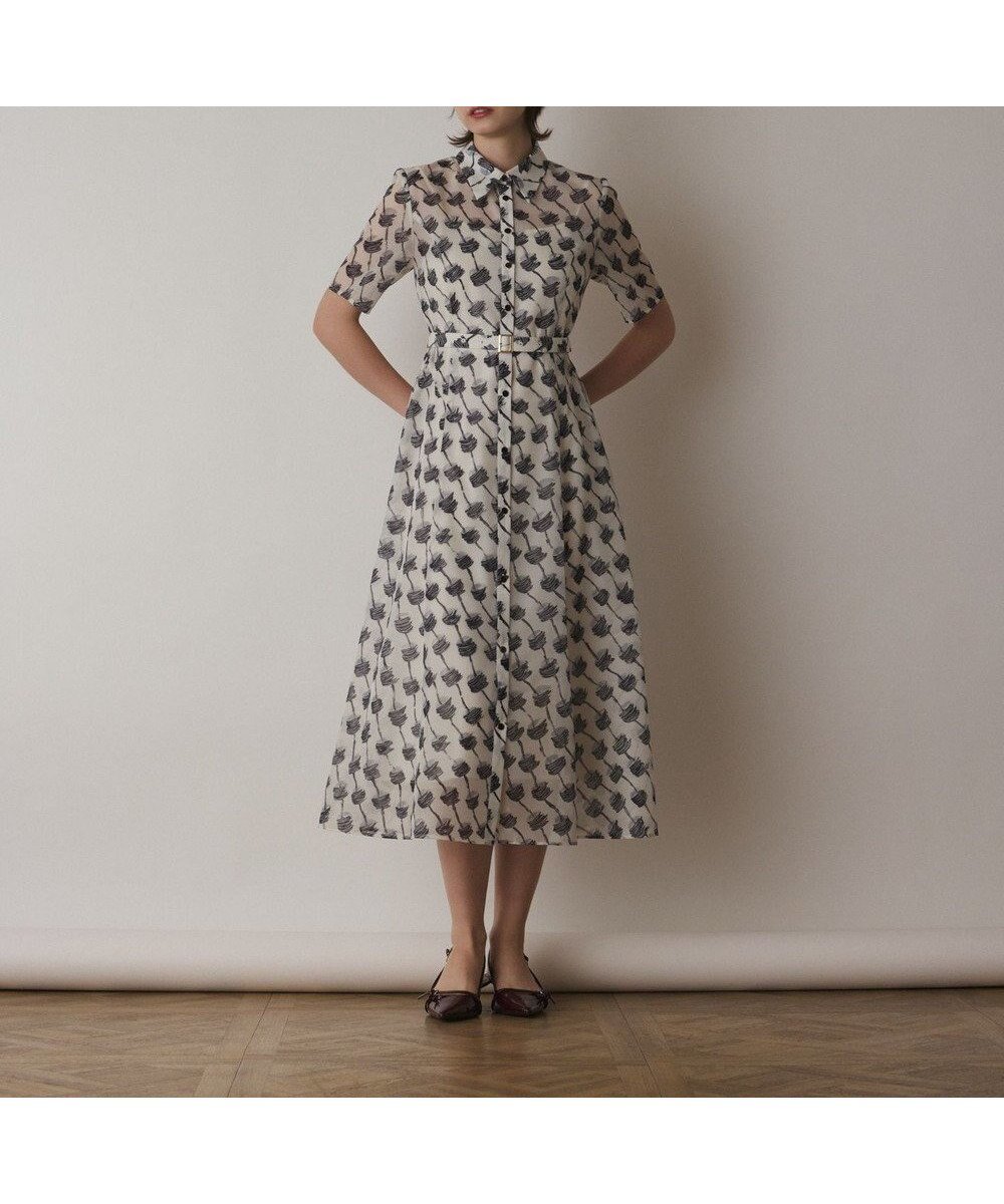 【グレース コンチネンタル/GRACE CONTINENTAL】のドローイングプリントワンピース インテリア・キッズ・メンズ・レディースファッション・服の通販 founy(ファニー) ファッション Fashion レディースファッション Fashion for Women ワンピース Dresses ギャザー Gathered, Ruffled シアー Sheer, See-Through シルク Silk, 100% Silk パターン Pattern, Design Print プリント Print, Printed Pattern 夏 Summer 手描き Hand-Drawn, Illustrated 春 Spring S/S・春夏 SS, Spring/Summer, Warm Season キナリ|ID: prp329100004725237 ipo3291000000034200125