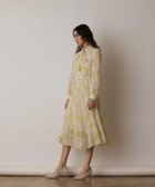 【グレース コンチネンタル/GRACE CONTINENTAL】のフラワープリントプリーツワンピース 人気、トレンドファッション・服の通販 founy(ファニー) ファッション Fashion レディースファッション Fashion for Women ワンピース Dresses アクセサリー Fashion Accessories シフォン Chiffon, Lightweight Fabric ジョーゼット Georgette, Semi-Sheer Fabric バランス Balance, Style Balance フラワー Flower, Floral プリント Print, Printed Pattern プリーツ Pleats, Pleated ボウタイ Bow Tie, Neck Bow ロング Long, Long-Length エレガント 上品 Elegant 夏 Summer 春 Spring S/S・春夏 SS, Spring/Summer, Warm Season thumbnail イエロー|ID: prp329100004725242 ipo3291000000034295917