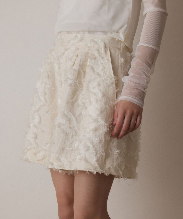 【グレース コンチネンタル/GRACE CONTINENTAL】のカットジャガードショートパンツ インテリア・キッズ・メンズ・レディースファッション・服の通販 founy(ファニー) https://founy.com/ ファッション Fashion レディースファッション Fashion for Women パンツ Pants & Trousers ショートパンツ・ハーフパンツ High-Waisted & Relaxed Shorts おすすめ Recommended / Our Picks カットジャガード Cut Jacquard セットアップ Set-Up, Coordinated Outfit フリンジ Fringe, Tassel エレガント 上品 Elegant 夏 Summer 春 Spring S/S・春夏 SS, Spring/Summer, Warm Season |ID: prp329100004725246 ipo3291000000034144948