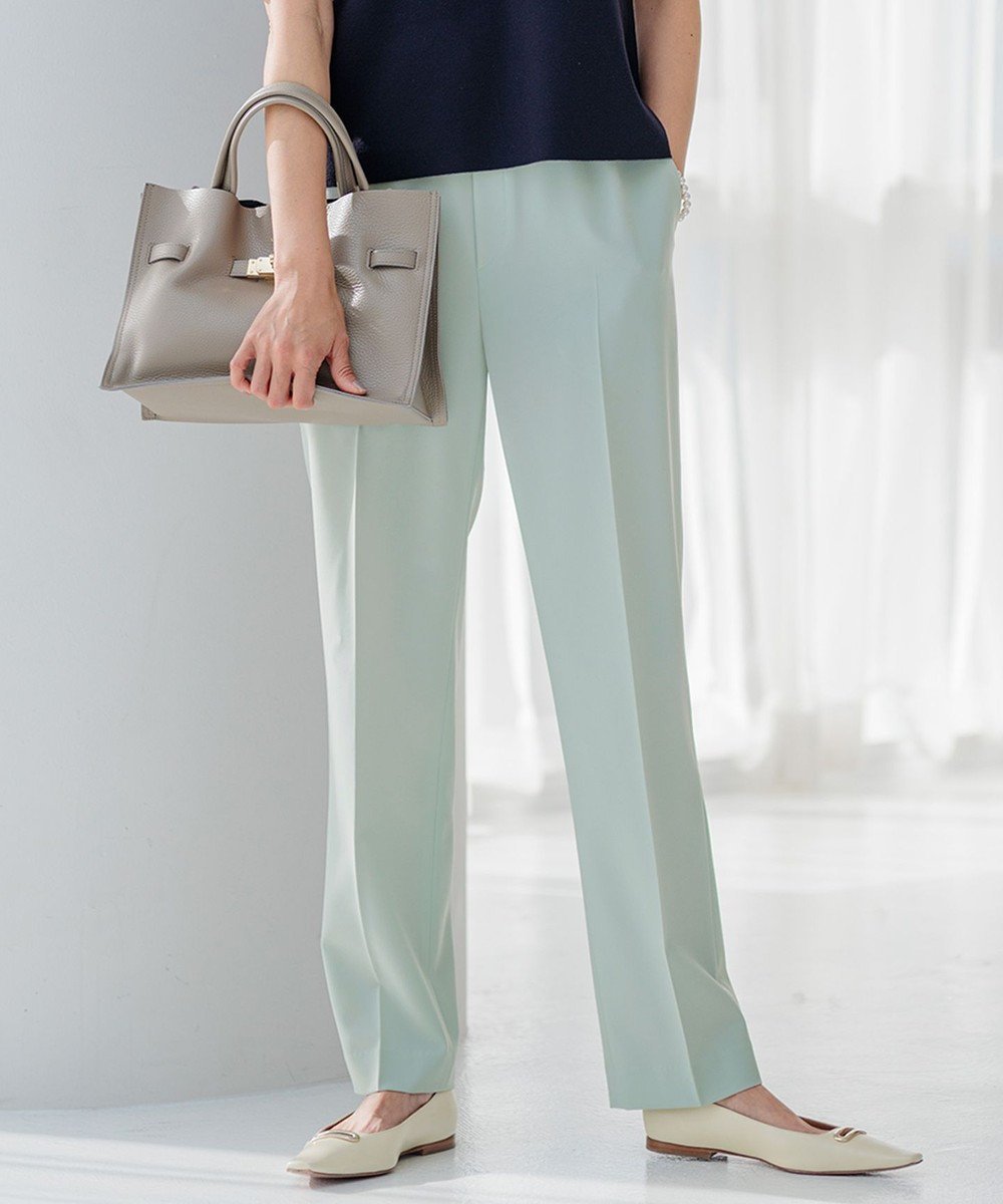 【23区/NIJYUSANKU】の【新色追加/洗える】2WAYストレッチツイル ドロスト パンツ インテリア・キッズ・メンズ・レディースファッション・服の通販 founy(ファニー) ファッション Fashion レディースファッション Fashion for Women パンツ Pants & Trousers 春 Spring 洗える Machine Washable スタイリッシュ Stylish, Fashionable ストレッチ Stretch, Stretchy Fabric ワイド Wide, Wide Fit S/S・春夏 SS, Spring/Summer, Warm Season 夏 Summer 2024年 2024 2024春夏・S/S Spring/Summer 2024 SS24 ミント系|ID: prp329100004725261 ipo3291000000034145038