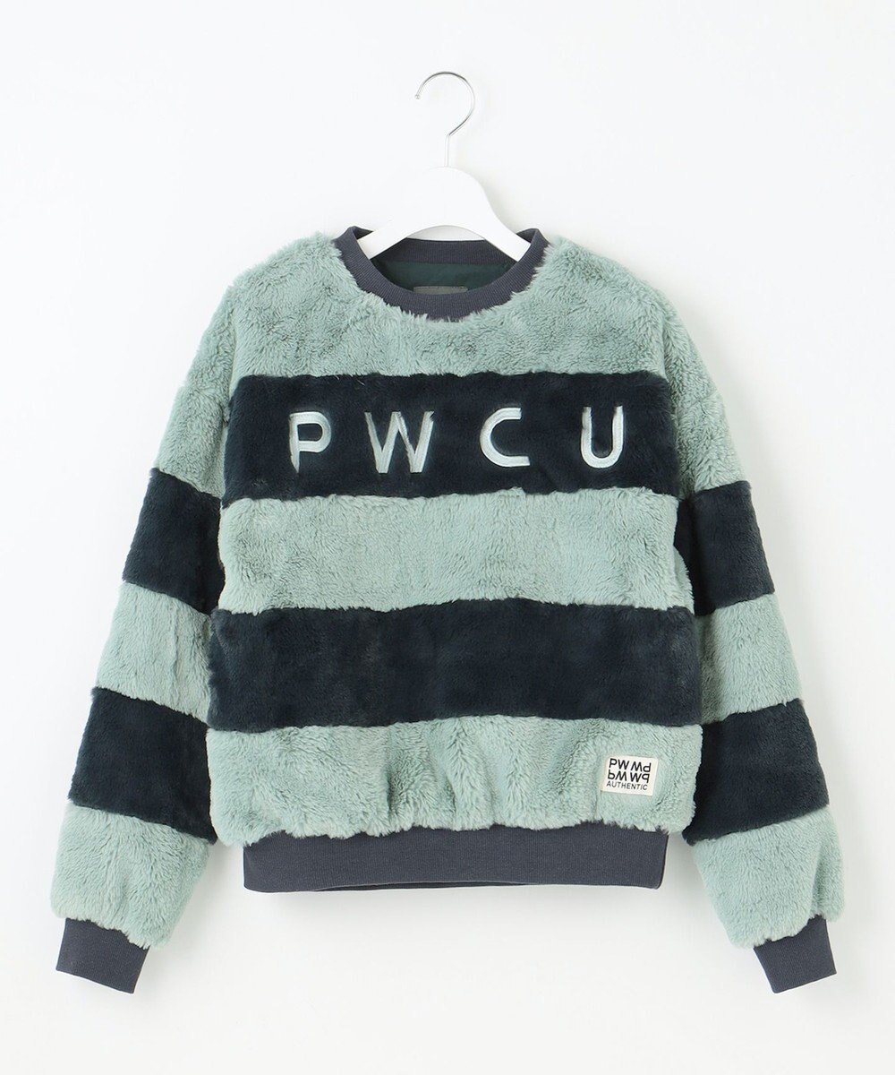 【ピーダブリュサーキュラス/PW CIRCULUS】の【ふわもこあったか/防寒/裏地付】【WOMEN】ボーダーフェイクファープルオーバー インテリア・キッズ・メンズ・レディースファッション・服の通販 founy(ファニー) ファッション Fashion レディースファッション Fashion for Women ゴルフ Golf ジャケット Jacket, Outerwear フェイクファー Faux Fur, Imitation Fur ブルゾン Blouson, Bomber Jacket 冬 Winter / This Winter A/W・秋冬 Autumn/Winter 防寒 Cold Protection, Winter-Ready ネイビー系1|ID: prp329100004725263 ipo3291000000034854332