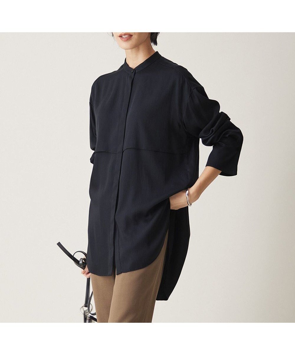 【アイシービー/iCB】の【WEB限定カラーあり・洗える】 シルキーサテン シャツブラウス 人気、トレンドファッション・服の通販 founy(ファニー) ファッション Fashion レディースファッション Fashion for Women トップス・カットソー Cut & Sew Tops シャツ・ブラウス・オフィスカジュアル Elegant Blouses & Button-Ups 洗える Machine Washable カフス Cuff Design キュプラ Cupro, Eco Fabric サテン Satin, Glossy Fabric シンプル Simple, Minimal ヘムライン Hemline, Bottom Cut メタル Metal, Metal Parts ヨーク Yoke, Yoke Design A/W・秋冬 Autumn/Winter 2023年 2023 2023-2024秋冬・A/W Autumn/Winter 2023–24 AW23–24 エレガント 上品 Elegant other-1|ID: prp329100004725268 ipo3291000000034338120