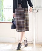 【エニィ スィス/any SiS】の【美人百花10月号掲載】2WAYリバーシブルラップ スカート ブラウンチェック×キャメル|ID: prp329100004725270 ipo3291000000034189860