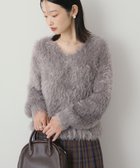 【アメリカンホリック/AMERICAN HOLIC】のVネックシャギーニットプルオーバー 人気、トレンドファッション・服の通販 founy(ファニー) ファッション Fashion レディースファッション Fashion for Women トップス・カットソー Cut & Sew Tops ニット Knit Tops & Sweaters カジュアルプルオーバー・ニットトップス Pullovers & Knit Tops / Casual Pullovers Vネックトップス V-Neck Tops / V-Cut Neckline Shirts アメリカン American Style インナー Innerwear 畦 Ribbed Knit コンパクト Compact, Small Size スタイリッシュ Stylish, Fashionable セーター Sweater, Knitwear ボックス Boxy, Box Shape ポケット Pocket, Pocket Detail A/W・秋冬 Autumn/Winter おすすめ Recommended / Our Picks thumbnail Gray Beige|ID: prp329100004725280 ipo3291000000034145126