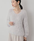 【アメリカンホリック/AMERICAN HOLIC】のVネックシャギーニットプルオーバー Light Gray|ID: prp329100004725280 ipo3291000000035867538