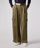 【ポール スミス/Paul Smith】のサテン ミリタリー カーゴパンツ カーキ|ID: prp329100004725282 ipo3291000000034632720