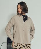 【イェッカ ヴェッカ/YECCA VECCA】のピーチ起毛シャツ 人気、トレンドファッション・服の通販 founy(ファニー) ファッション Fashion レディースファッション Fashion for Women トップス・カットソー Cut & Sew Tops シャツ・ブラウス・オフィスカジュアル Elegant Blouses & Button-Ups ピーチ Peach, Soft Touch ヘムライン Hemline, Bottom Cut ポケット Pocket, Pocket Detail ヨーク Yoke, Yoke Design A/W・秋冬 Autumn/Winter thumbnail Beige|ID: prp329100004725287 ipo3291000000034818111