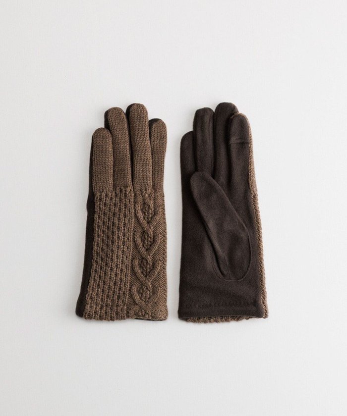【オルクベット/ORuKuBET】のケーブルジャージグローブ(WOMEN)【タッチパネル対応】 インテリア・キッズ・メンズ・レディースファッション・服の通販 founy(ファニー) https://founy.com/ ファッション Fashion レディースファッション Fashion for Women 手袋 Gloves & Mittens アクリル Acrylic Material スマート Smart, Elegant スリット Slit, Slit Detail A/W・秋冬 Autumn/Winter |ID: prp329100004725290 ipo3291000000035568857