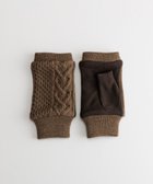 【オルクベット/ORuKuBET】のフィンガーレスケーブルジャージグローブ(WOMEN) ダークブラウン|ID: prp329100004725291 ipo3291000000036007904