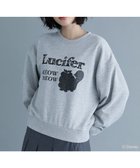 【グリーンパークス/Green Parks】のLucifer/ルシファー/レース英字ロゴスウェット 人気、トレンドファッション・服の通販 founy(ファニー) ファッション Fashion レディースファッション Fashion for Women トップス・カットソー Cut & Sew Tops レディースパーカー・カジュアルフーディー Casual Hoodies & Sweatshirts スウェット・クルーネックトップス Sweatshirts & Crewnecks / Relaxed Fit Sweat Tops おすすめ Recommended / Our Picks スウェット / スエット Sweatshirt, Sweatwear トレンド Trend, Trending Now プリント Print, Printed Pattern ポケット Pocket, Pocket Detail レース Lace, Lace Fabric 吸水 Absorbent, Quick-Dry A/W・秋冬 Autumn/Winter thumbnail Gray Mixture|ID: prp329100004725292 ipo3291000000034145169