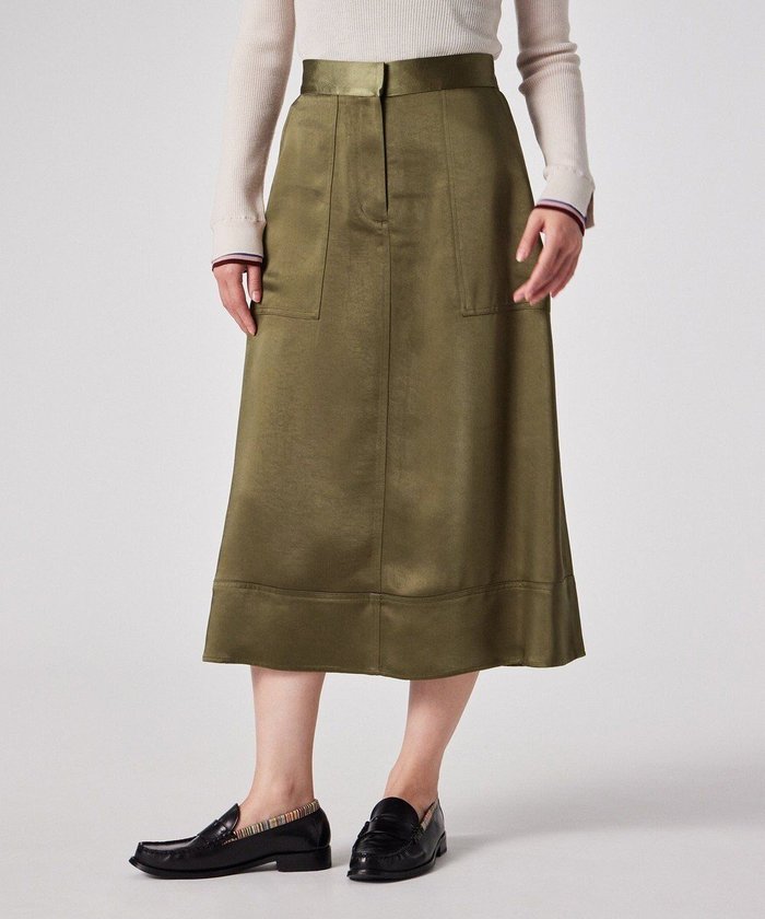 【ポール スミス/Paul Smith】のサテン ミリタリー スカート インテリア・キッズ・メンズ・レディースファッション・服の通販 founy(ファニー) https://founy.com/ ファッション Fashion レディースファッション Fashion for Women スカート Skirts おすすめ Recommended / Our Picks エレガント 上品 Elegant ギャザー Gathered, Ruffled サテン Satin, Glossy Fabric シンプル Simple, Minimal ダウン Down, Puffer パッチ Patch, Appliqué ポケット Pocket, Pocket Detail ミリタリー Military, Army Style リュクス Luxury, Elegant, High-End, Chic 夏 Summer S/S・春夏 SS, Spring/Summer, Warm Season A/W・秋冬 Autumn/Winter |ID: prp329100004725296 ipo3291000000035851666