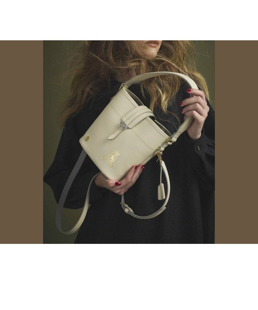 【アクセソワドゥマドモワゼルジャップ/A.D.M.J】の【牛革】クラシックアニルブリロ/アールデコバケットトート18cm(ショルダーストラップ付) インテリア・キッズ・メンズ・レディースファッション・服の通販 founy(ファニー) 　ファッション　Fashion　レディースファッション　Fashion for Women　バッグ　Bags　アクセサリー　Fashion Accessories　アンティーク　Antique-Inspired　エレガント 上品　Elegant　クリスタル　Crystal, Swarovski　ジュエリー　Jewelry, Accessories　スワロフスキー　Swarovski, Crystal Accent　ポケット　Pocket, Pocket Detail　モチーフ　Motif, Design Theme　リュクス　Luxury, Elegant, High-End, Chic　ムーン|ID: prp329100004725316 ipo3291000000034270691