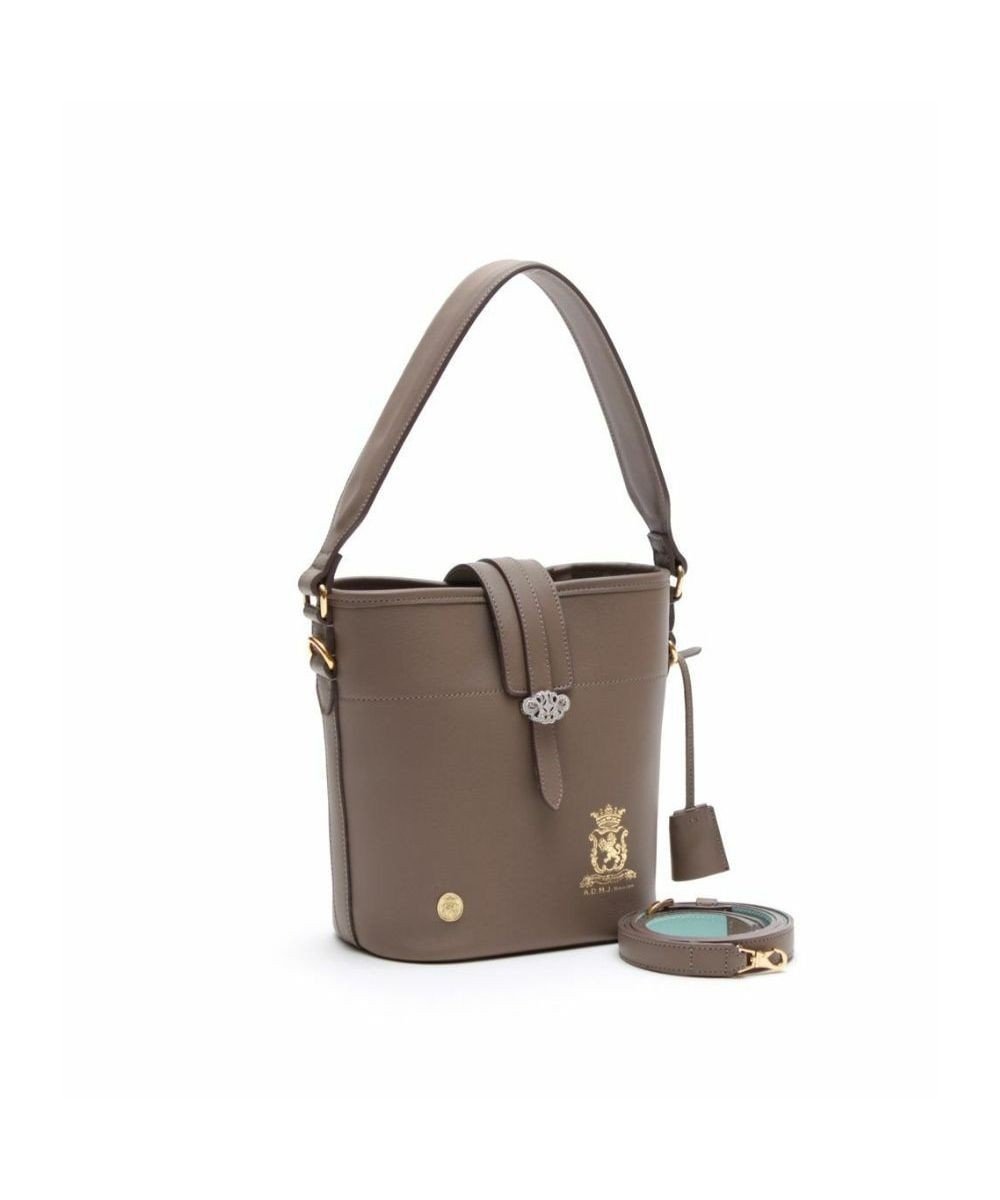 【アクセソワドゥマドモワゼルジャップ/A.D.M.J】の【牛革】クラシックアニルブリロ/アールデコバケットトート18cm(ショルダーストラップ付) インテリア・キッズ・メンズ・レディースファッション・服の通販 founy(ファニー) 　ファッション　Fashion　レディースファッション　Fashion for Women　バッグ　Bags　アクセサリー　Fashion Accessories　アンティーク　Antique-Inspired　エレガント 上品　Elegant　クリスタル　Crystal, Swarovski　ジュエリー　Jewelry, Accessories　スワロフスキー　Swarovski, Crystal Accent　ポケット　Pocket, Pocket Detail　モチーフ　Motif, Design Theme　リュクス　Luxury, Elegant, High-End, Chic　ANブラウン|ID: prp329100004725316 ipo3291000000034270693