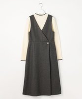 【エニィ スィス/any SiS】の【洗える・2SET】ジャンパースカート × ニット 人気、トレンドファッション・服の通販 founy(ファニー) ファッション Fashion レディースファッション Fashion for Women セットアップ Matching Sets スカート・ミニ/ミディ/マキシ Skirts / Mini, Midi & Maxi Skirts ウォッシャブル Machine Washable 洗える Machine Washable カットソー Cut and Sewn Top 切替 Switching, Contrast Panel ストレッチ Stretch, Stretchy Fabric スリット Slit, Slit Detail セットアップ Set-Up, Coordinated Outfit リブニット Rib Knit, Ribbed Knit A/W・秋冬 Autumn/Winter 新作・新入荷 New Arrivals / New In おすすめ Recommended / Our Picks |ID:prp329100004725326