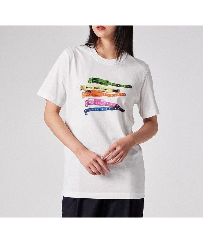 【ポール スミス/Paul Smith】のPaul Smith × Oasis リストバンド Tシャツ インテリア・キッズ・メンズ・レディースファッション・服の通販 founy(ファニー) https://founy.com/ ファッション Fashion レディースファッション Fashion for Women トップス・カットソー Cut & Sew Tops シャツ・ブラウス・オフィスカジュアル Elegant Blouses & Button-Ups ロングTシャツ・Tシャツ Longline T-Shirts & Tees カットソー・ベーシックTシャツ Cut-and-Sewn Tops / Stretch Tees & Basics 新作・新入荷 New Arrivals / New In カットソー Cut and Sewn Top テクスチャー Texture, Textured Fabric プリント Print, Printed Pattern 半袖 Short Sleeve, Half Sleeve 夏 Summer S/S・春夏 SS, Spring/Summer, Warm Season A/W・秋冬 Autumn/Winter |ID: prp329100004725327 ipo3291000000034145419