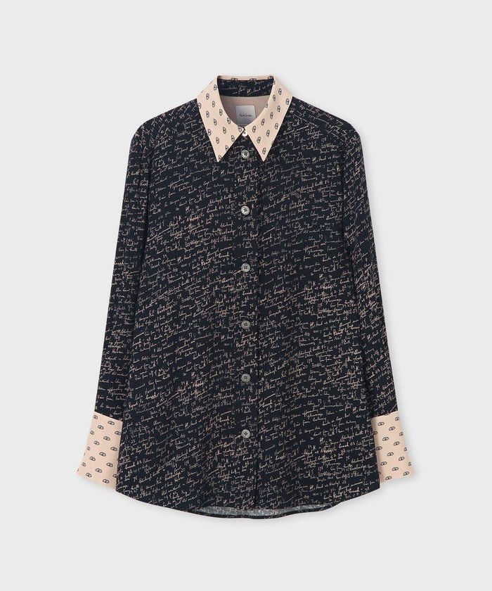 【ポール スミス/Paul Smith】のSlide Notes ブロッキング シャツ インテリア・キッズ・メンズ・レディースファッション・服の通販 founy(ファニー) https://founy.com/ ファッション Fashion レディースファッション Fashion for Women トップス・カットソー Cut & Sew Tops シャツ・ブラウス・オフィスカジュアル Elegant Blouses & Button-Ups 新作・新入荷 New Arrivals / New In カフス Cuff Design ブロッキング Color Blocking, Panel Design プリント Print, Printed Pattern モダン Modern, Contemporary リラックス Relax, Relaxed Fit 夏 Summer S/S・春夏 SS, Spring/Summer, Warm Season A/W・秋冬 Autumn/Winter |ID: prp329100004725341 ipo3291000000034145455