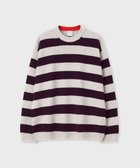 【ポール スミス/Paul Smith】のコントラスト ボーダー ニット バーガンディー|ID: prp329100004725345 ipo3291000000034145469