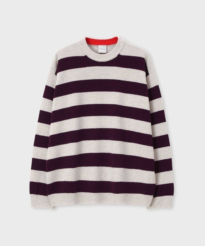【ポール スミス/Paul Smith】のコントラスト ボーダー ニット インテリア・キッズ・メンズ・レディースファッション・服の通販 founy(ファニー) https://founy.com/ ファッション Fashion レディースファッション Fashion for Women トップス・カットソー Cut & Sew Tops ニット Knit Tops & Sweaters カットソー Cut and Sewn Top セーター Sweater, Knitwear ボーダー Border, Stripe リラックス Relax, Relaxed Fit エレガント 上品 Elegant 夏 Summer S/S・春夏 SS, Spring/Summer, Warm Season A/W・秋冬 Autumn/Winter |ID: prp329100004725345 ipo3291000000034339359