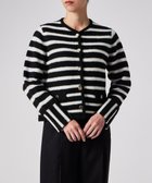 【ポール スミス/Paul Smith】のボーダー ニット ジャケット ブラック|ID: prp329100004725346 ipo3291000000034496768