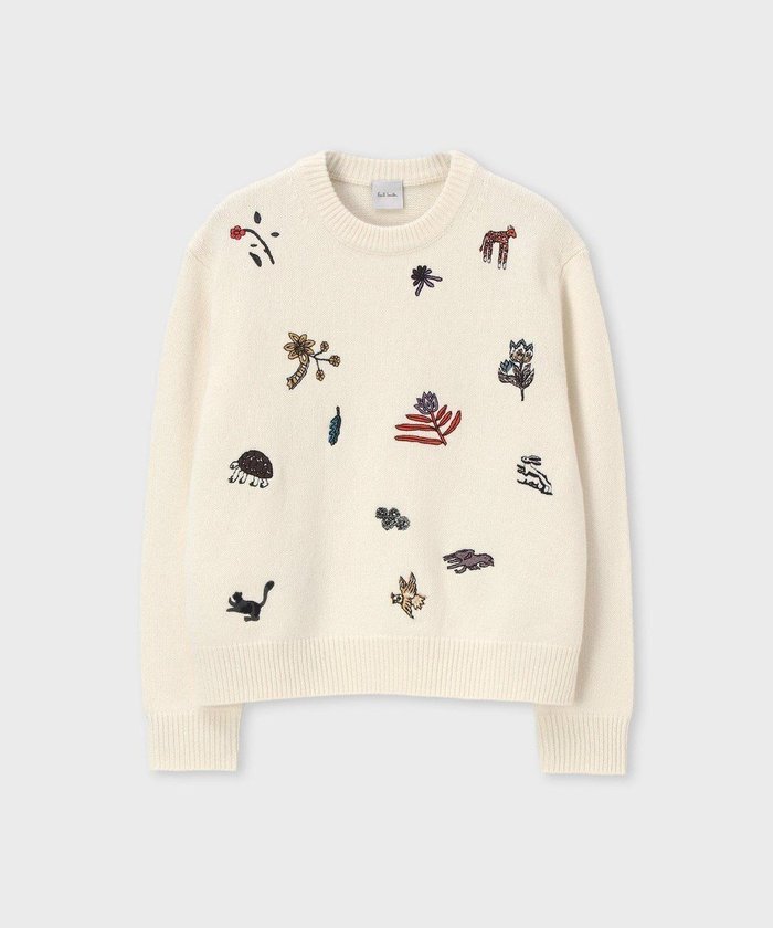 【ポール スミス/Paul Smith】のカラー エンブロイダリー クルーネック ニット インテリア・キッズ・メンズ・レディースファッション・服の通販 founy(ファニー) https://founy.com/ ファッション Fashion レディースファッション Fashion for Women トップス・カットソー Cut & Sew Tops ニット Knit Tops & Sweaters 新作・新入荷 New Arrivals / New In エンブロイダリー Embroidery Design カラフル Colorful Design スマート Smart, Elegant セーター Sweater, Knitwear ベーシック Basic, Essential モチーフ Motif, Design Theme 冬 Winter / This Winter 夏 Summer S/S・春夏 SS, Spring/Summer, Warm Season A/W・秋冬 Autumn/Winter |ID: prp329100004725347 ipo3291000000034145472