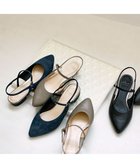 【リズ ラフィーネ/Riz raffinee】のバックストラップパンプス ダークグリーンスエード|ID: prp329100004725350 ipo3291000000034145487