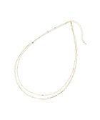 【グリーンパークス/Green Parks】のevery walk.2連パールパイプネックレス 人気、トレンドファッション・服の通販 founy(ファニー) ファッション Fashion レディースファッション Fashion for Women ジュエリー Jewelry ネックレス Necklaces & Pendants アクセサリー Fashion Accessories ショート Short, Short Length チェーン Chain, Chain Strap ネックレス Necklace, Pendant Necklace パール Pearl, Pearl Accent モチーフ Motif, Design Theme エレガント 上品 Elegant thumbnail Gold|ID: prp329100004725352 ipo3291000000034145492