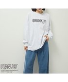 【グリーンパークス/Green Parks】のPEANUTS クロスステッチロンTEE White Mixture|ID: prp329100004725361 ipo3291000000036295676