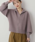 【アメリカンホリック/AMERICAN HOLIC】のZIPハイネックカーディガン Beige|ID: prp329100004725365 ipo3291000000034145532