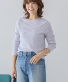 【アメリカンホリック/AMERICAN HOLIC】のミニケーブルショート丈プルオーバー 人気、トレンドファッション・服の通販 founy(ファニー) ファッション Fashion レディースファッション Fashion for Women トップス・カットソー Cut & Sew Tops ニット Knit Tops & Sweaters カジュアルプルオーバー・ニットトップス Pullovers & Knit Tops / Casual Pullovers コンパクト Compact, Small Size セーター Sweater, Knitwear デニム Denim, Jeans Material フェミニン Feminine, Girly ポケット Pocket, Pocket Detail A/W・秋冬 Autumn/Winter thumbnail Purple|ID: prp329100004725366 ipo3291000000034244144