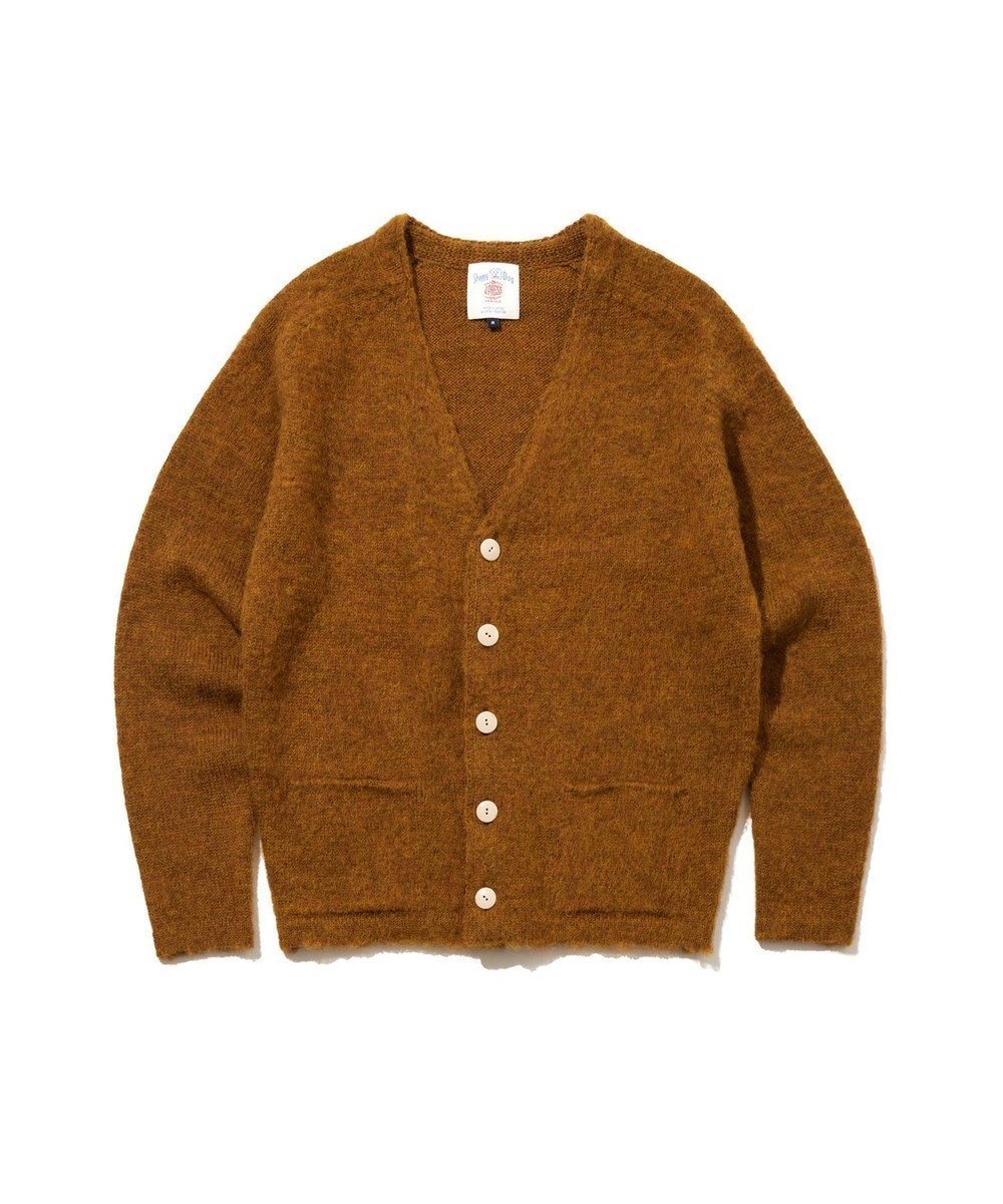 【ジェイ プレス/J.PRESS / MEN】の【J.PRESS ORIGINALS】Shaggy Dog Sweater Cardigan / Japan Made インテリア・キッズ・メンズ・レディースファッション・服の通販 founy(ファニー) 　ファッション　Fashion　メンズファッション　Fashion for Men　トップス・カットソー　Cut & Sew Tops　カーディガン / 羽織り　Cardigans　カーディガン　Cardigan, Knitwear　クラシック　Classic, Timeless Style　日本製　Made In Japan　犬　Dog　A/W・秋冬　Autumn/Winter　軽量　Lightweight, Ultra Light　イエロー系|ID: prp329100004727571 ipo3291000000034243846