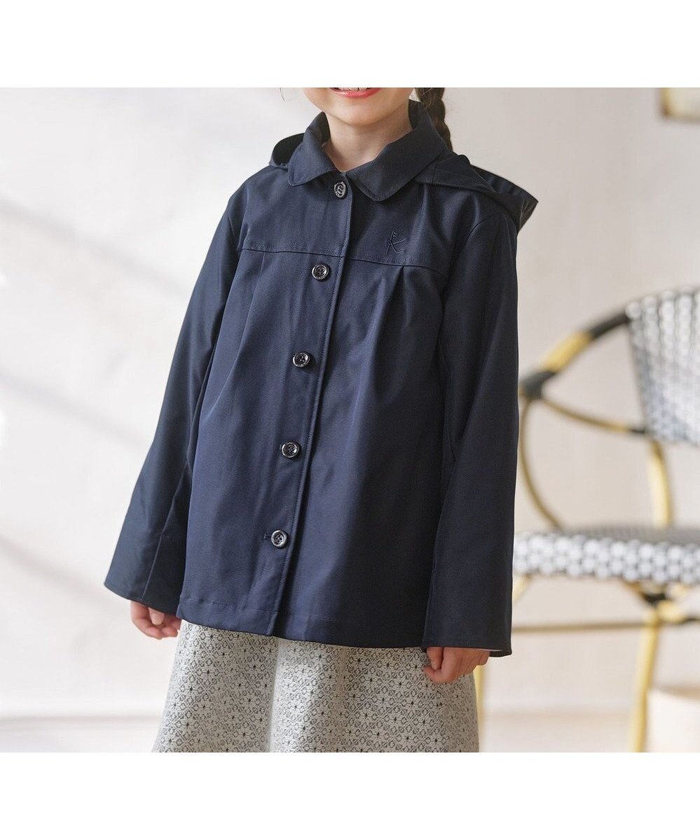 【組曲 / KIDS/KUMIKYOKU】の【110-140㎝】マルチWay アウター インテリア・キッズ・メンズ・レディースファッション・服の通販 founy(ファニー) 　ファッション　Fashion　キッズファッション　Fashion for Kids　アウター　Coat Outerwear /Kids　春　Spring　ジャケット　Jacket, Outerwear　ツイル　Twist, Twisted Detail　羽織　Haori, Light Jacket　ヨーク　Yoke, Yoke Design　ライナー　Liner, Inner Layer　ラベンダー　Lavender　A/W・秋冬　Autumn/Winter　夏　Summer　エレガント 上品　Elegant　ネイビー×ラベンダー|ID: prp329100004727579 ipo3291000000034241910