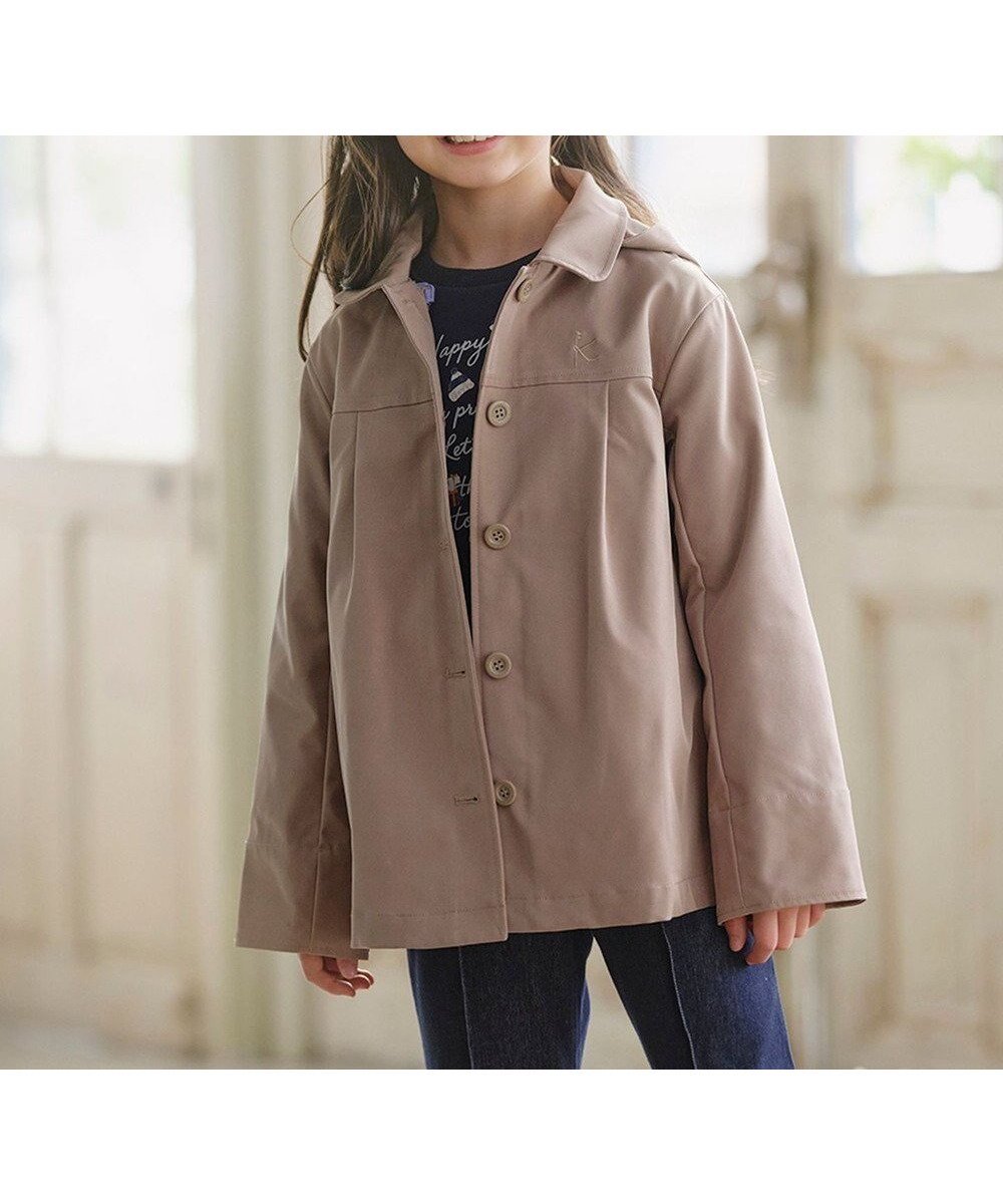 【組曲 / KIDS/KUMIKYOKU】の【110-140㎝】マルチWay アウター インテリア・キッズ・メンズ・レディースファッション・服の通販 founy(ファニー) 　ファッション　Fashion　キッズファッション　Fashion for Kids　アウター　Coat Outerwear /Kids　春　Spring　ジャケット　Jacket, Outerwear　ツイル　Twist, Twisted Detail　羽織　Haori, Light Jacket　ヨーク　Yoke, Yoke Design　ライナー　Liner, Inner Layer　ラベンダー　Lavender　A/W・秋冬　Autumn/Winter　夏　Summer　エレガント 上品　Elegant　ベージュ×ラベンダー|ID: prp329100004727579 ipo3291000000034241911