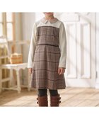 【組曲 / KIDS/KUMIKYOKU】の【110-140㎝】レディチェック ワンピース ブラウン|ID: prp329100004727581 ipo3291000000034154637