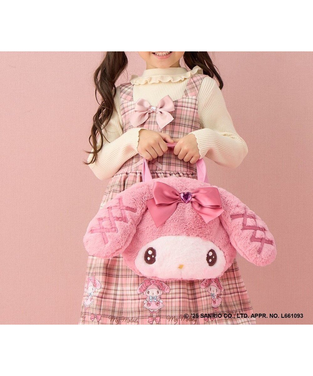 【エニィ/ANY / KIDS】の【マイメロディ&クロミ×ANY KIDS】3WAY バッグ インテリア・キッズ・メンズ・レディースファッション・服の通販 founy(ファニー) 　ファッション　Fashion　キッズファッション　Fashion for Kids　キャラクター　Character, Licensed Characters　ショルダー　Shoulder, Shoulder Strap　スマホ　Smartphone, Mobile Device　チェック　Check, Plaid, Tartan　ティアードスカート　Tiered Skirt, Flounced Skirt　トレーナー　Sweatshirt, Trainer　長袖　Long Sleeve, Full Sleeve　ビジュー　Bijou, Jewel-like Accent　フェイス　Face, Facial Design　ブルゾン　Blouson, Bomber Jacket　ポシェット　Pochette, Mini Bag　リボン　Ribbon, Bow　リュック　Backpack, Rucksack　新作・新入荷　New Arrivals / New In　おすすめ　Recommended / Our Picks　ギフト プレゼント　Gift / Present　マイメロディ|ID: prp329100004727587 ipo3291000000034154654