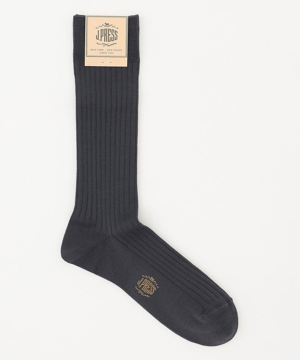 【ジェイ プレス/J.PRESS / MEN】の【定番】ハイゲージ無地リブソックス インテリア・キッズ・メンズ・レディースファッション・服の通販 founy(ファニー) 　ファッション　Fashion　メンズファッション　Fashion for Men　シューズ・靴　Shoes　おすすめ　Recommended / Our Picks　ソックス　Socks, Hosiery　ビジネス 仕事 通勤　Business / Work / Commuting　ベーシック　Basic, Essential　定番　Standard, Basic Item　無地　Plain, Solid Color　グレー系|ID: prp329100004727605 ipo3291000000034243296