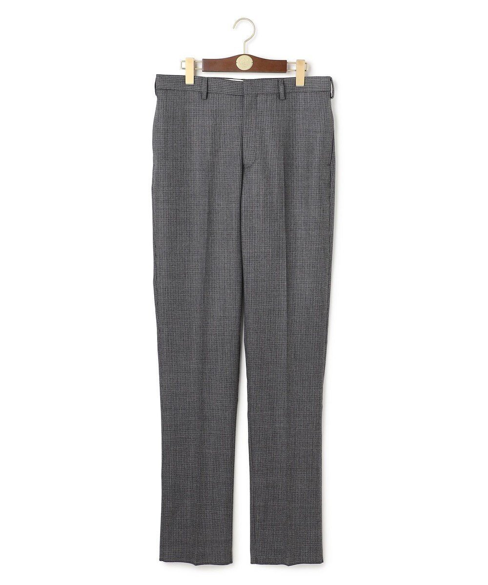 【ジェイ プレス/J.PRESS / MEN】の【定番 / セットアップ対応】マナードシルクホームスパン ガンクラブチェック スラックス インテリア・キッズ・メンズ・レディースファッション・服の通販 founy(ファニー) 　ファッション　Fashion　メンズファッション　Fashion for Men　ボトムス　Bottoms　ウォーム　Warm Fabric　シルク　Silk, 100% Silk　ジャケット　Jacket, Outerwear　スラックス　Slacks, Dress Pants　スリム　Slim, Slim Fit　セットアップ　Set-Up, Coordinated Outfit　チェック　Check, Plaid, Tartan　ツイード　Twill, Twill Weave　定番　Standard, Basic Item　フォルム　Silhouette, Form　ミックス　Mix, Mixed Style　モダン　Modern, Contemporary　リラックス　Relax, Relaxed Fit　冬　Winter / This Winter　A/W・秋冬　Autumn/Winter　エレガント 上品　Elegant　ライトグレー系3|ID: prp329100004727609 ipo3291000000034243304