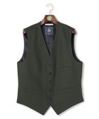 【ジェイ プレス/J.PRESS / MEN】の【J.PRESS ORIGINALS】Cotton Polyester Drill Over Odd Vest / Japan Made ダークグリーン系|ID: prp329100004727614 ipo3291000000034243817