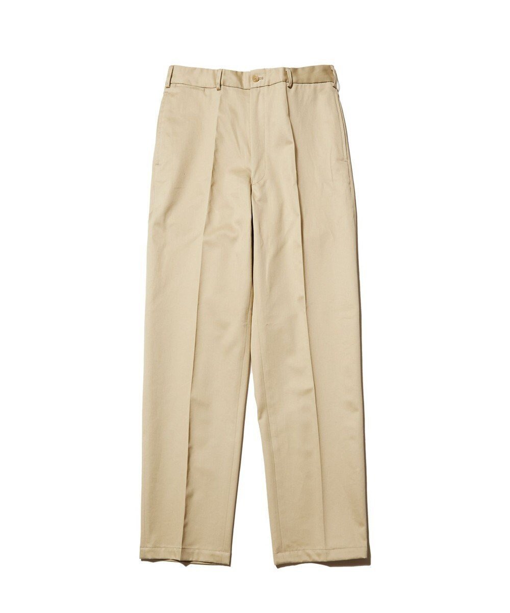【ジェイ プレス/J.PRESS / MEN】の【J.PRESS ORIGINALS】SHIOTA Slight Twist Chino Piped Stem 1 tuck / Japan Made インテリア・キッズ・メンズ・レディースファッション・服の通販 founy(ファニー) 　ファッション　Fashion　メンズファッション　Fashion for Men　ボトムス　Bottoms　ジーンズ　Jeans, Denim Pants　ストレート　Straight, Straight Cut　スペシャル　Special, Limited Edition　スラックス　Slacks, Dress Pants　デニム　Denim, Jeans Material　バランス　Balance, Style Balance　A/W・秋冬　Autumn/Winter　ベージュ系|ID: prp329100004727616 ipo3291000000034243891